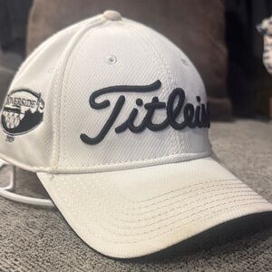 Titleist White and Black Golf Cap